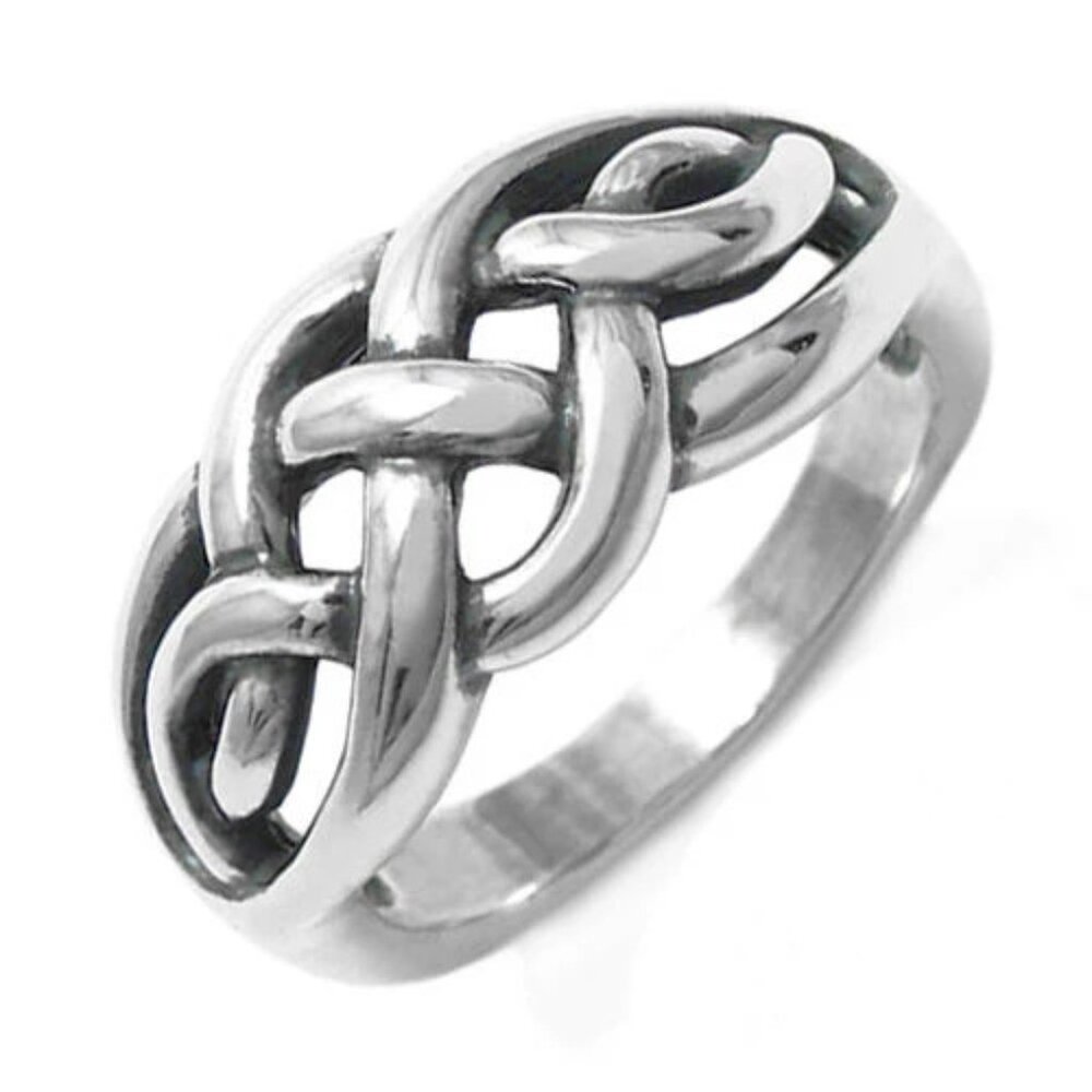 Elegant Multiple Intersecting Infinity Symbols Ri… - image 1